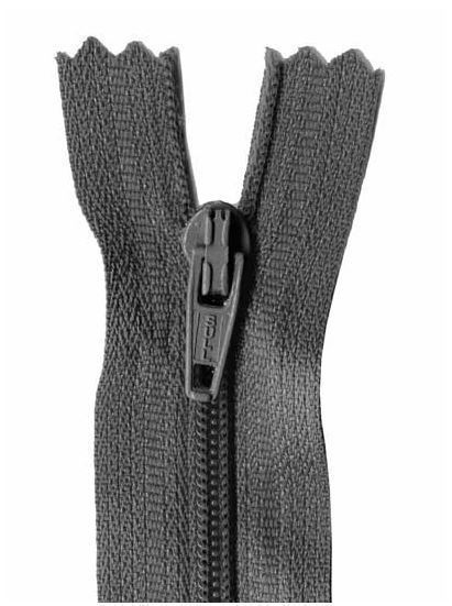 50cm Charcoal Dress Zip