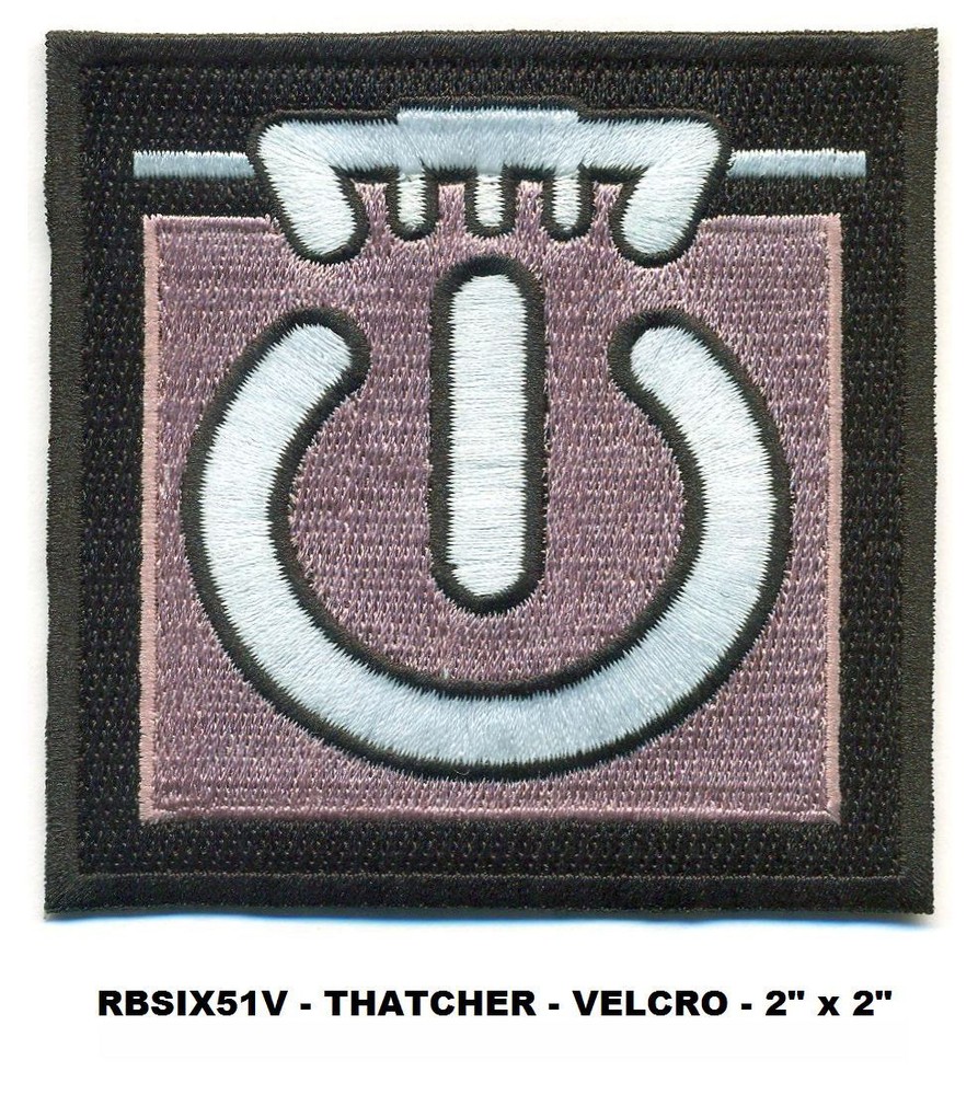 RAINBOW SIX - THATCHER PATCH - 2" - RBSIX51V