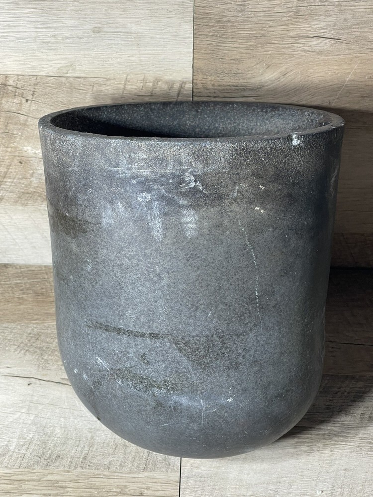 Vintage Smelting Pot Stone Round Bottom