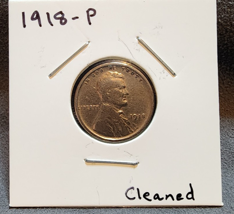 1918 P Lincoln Wheat Penny Circulated