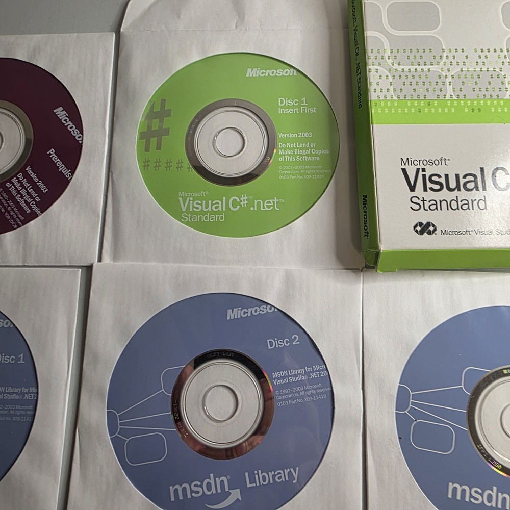 Microsoft Visual C# 2003 Standard - Windows - X09-11919