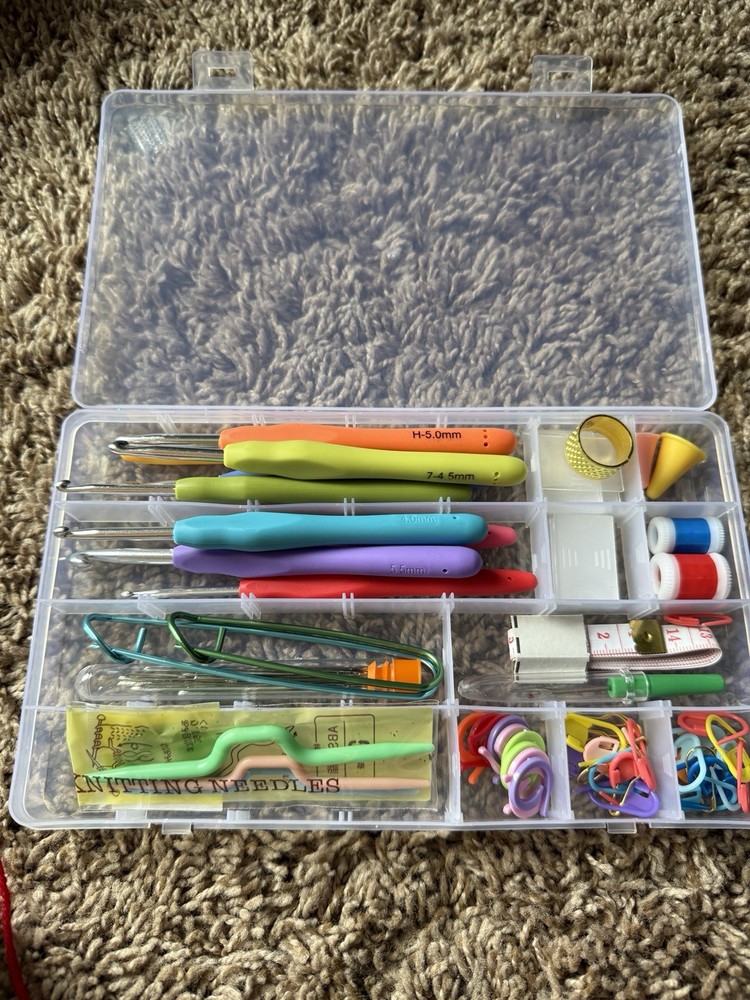 Easy Crochet Starter Kit - Organizer Bag Included