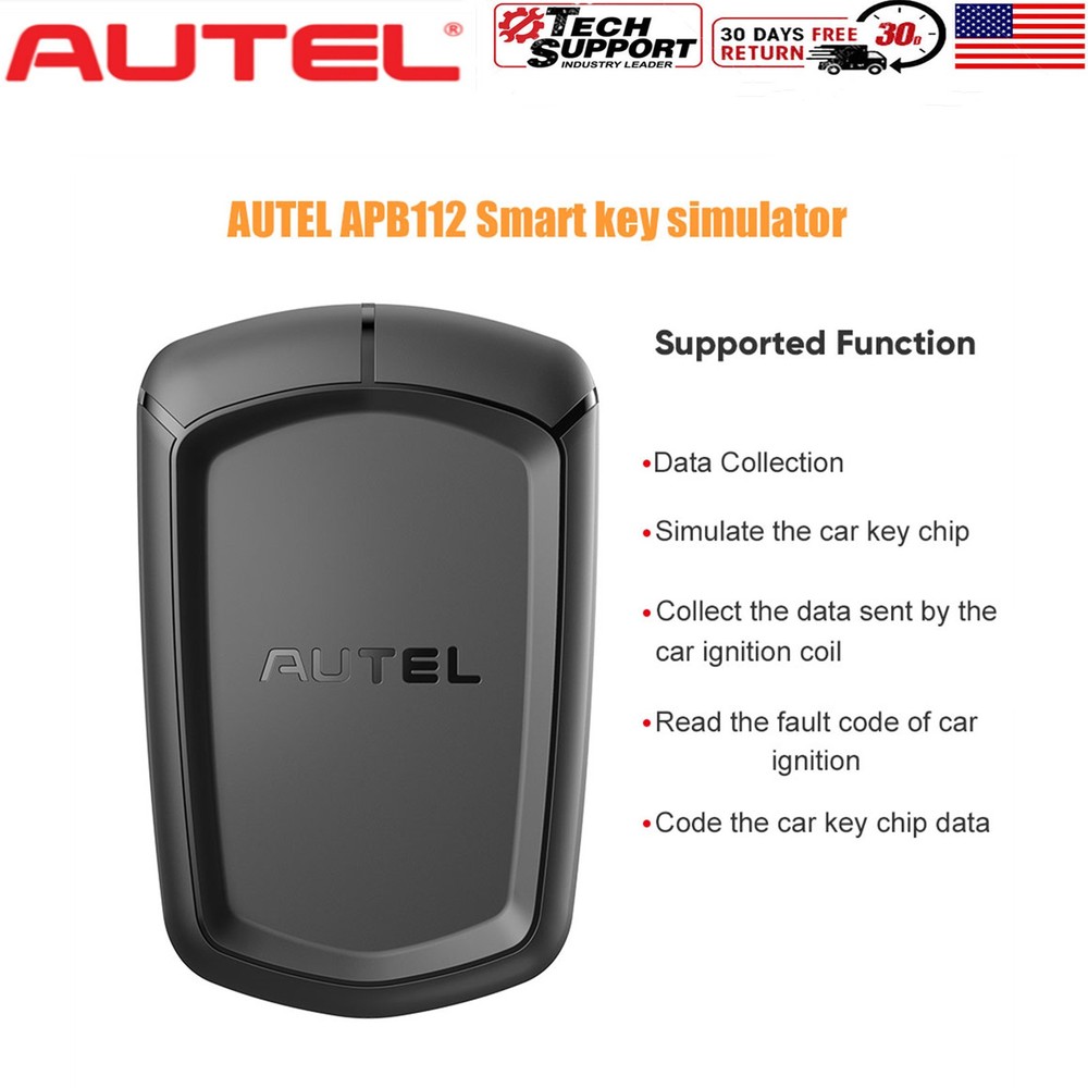 AUTEL APB112 Smart Key Simulator Used With Autel IM508 IM608 Pro IMMO Coding USA