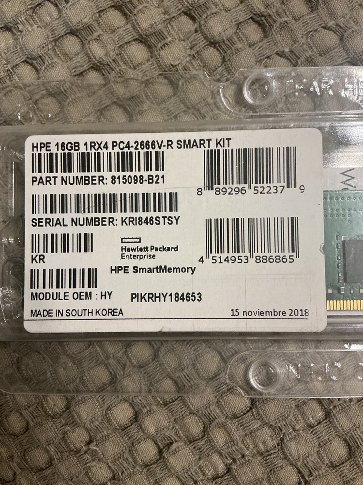 HPE 16GB DDR4 Server RAM Module