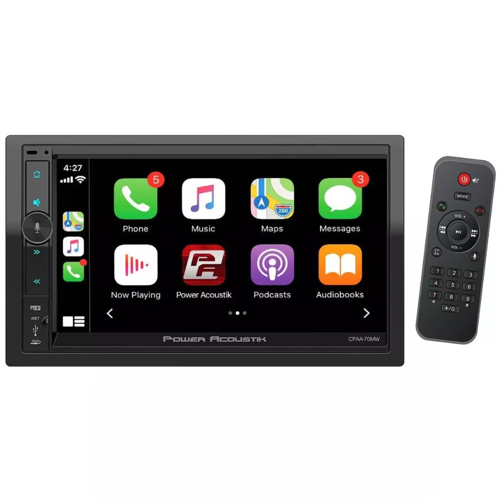 7 Inch Wireless Apple Carplay Android Auto Double Din Car Stereo, Bluetooth