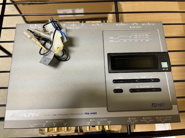 NIB Alpine PRA-H400 Digital Time Frequency Processor FREE SHIPPING
