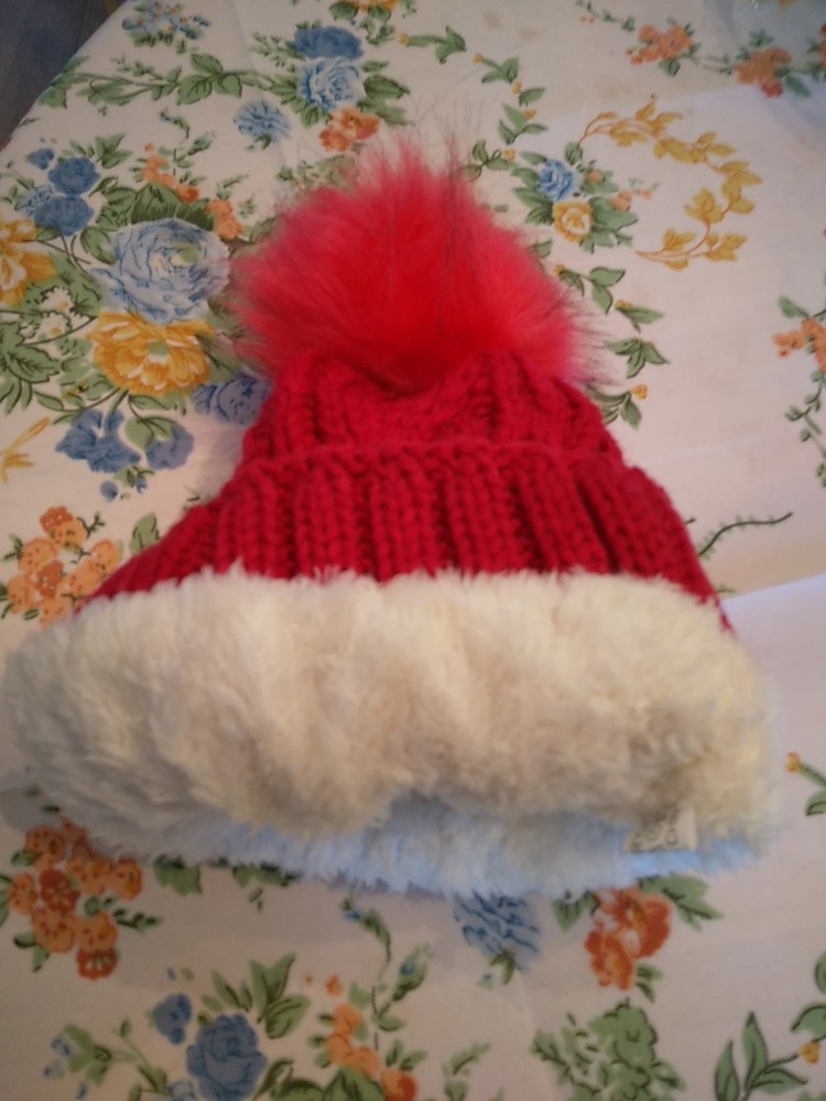 Hot Pink Knitted Fur Lined Beanie