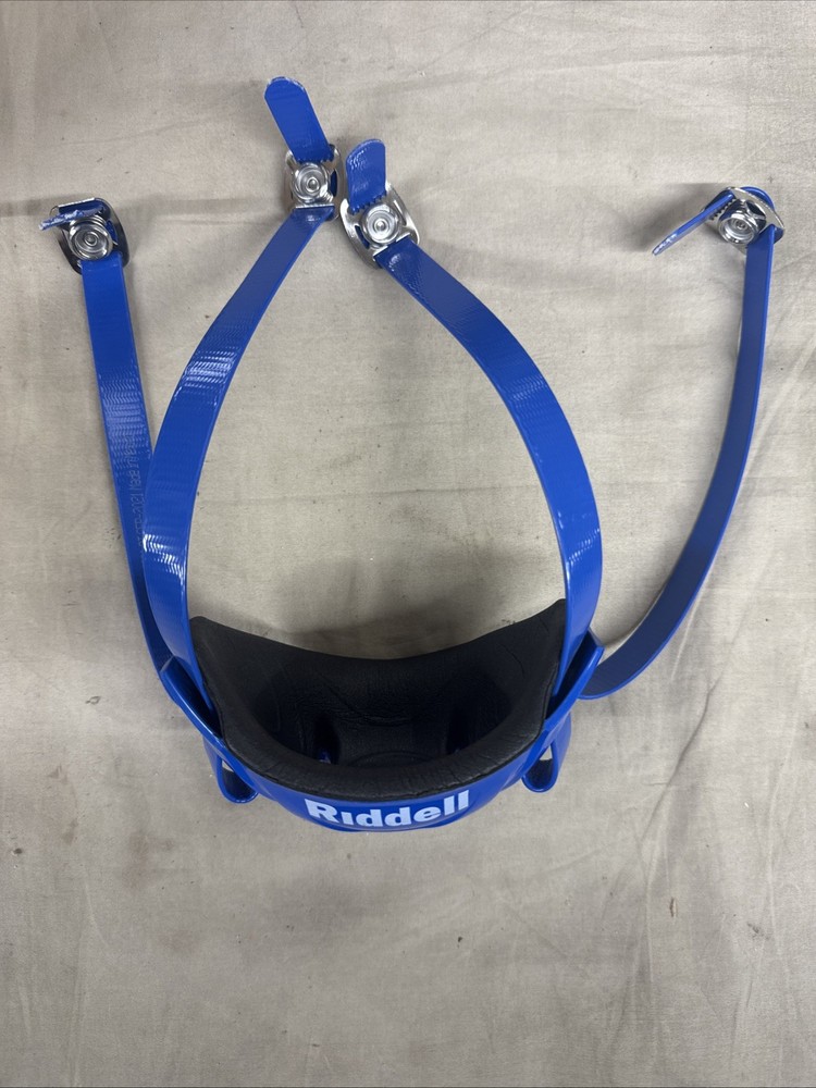 Riddell Hard Cup Chinstrap Buckles - Blue - Medium
