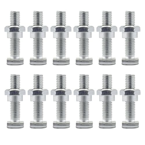 Replacement Battery Terminal Bolt and Shoulder Nut Set M8 Thread, M8 M8 x 35mm
