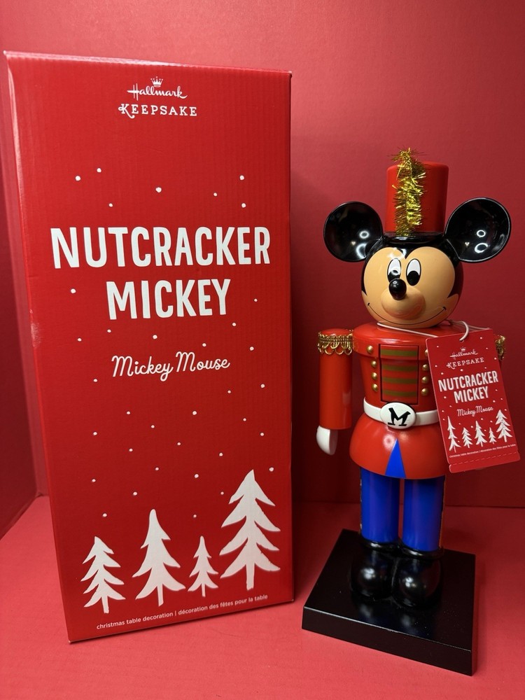 2015 DISNEY HALLMARK KEEPSAKE MICKEY MOUSE NUTCRACKER NIB