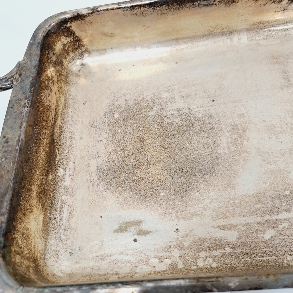 Vintage Silver Plate Vegetable Serving Dish Elegant