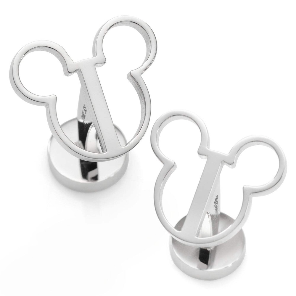 Disney Mickey Mouse Silhouette Cutout Cufflinks