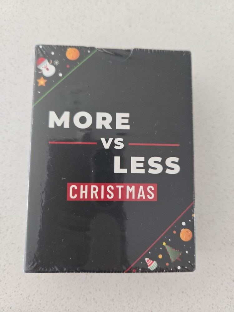 More Vs Less Christmas Edition NEW & SEALED