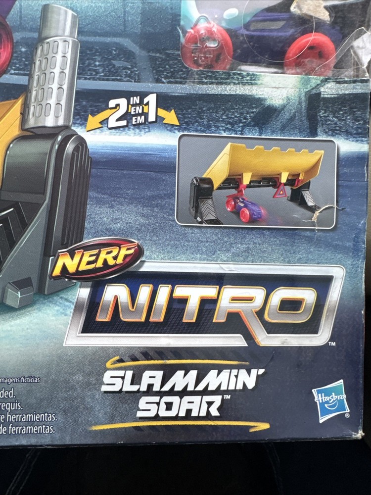 Nerf Nitro Slammin’ Soar Stunt Set, New