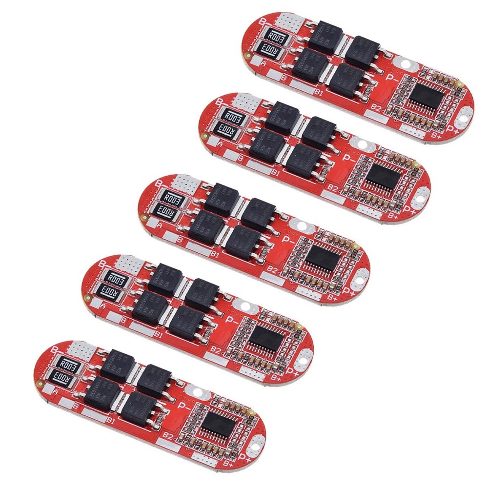 4pcs 5S 25A BMS Board for LiMnO2 Li-polymer Battery Protection Parameters Set