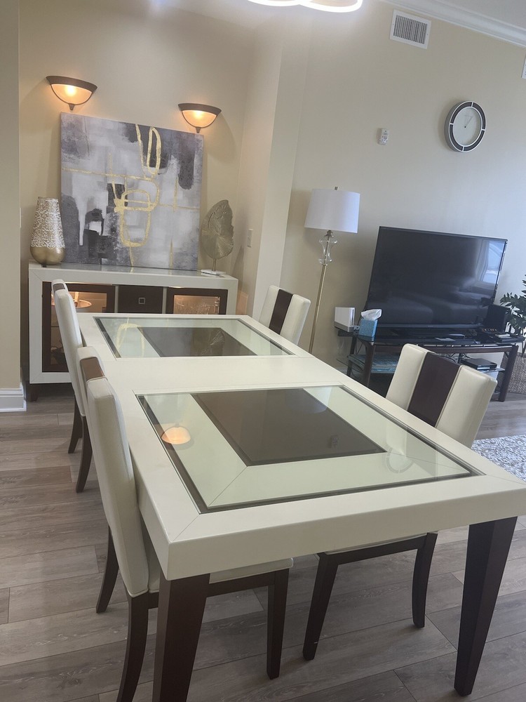 dining room set 4 chairs wooden