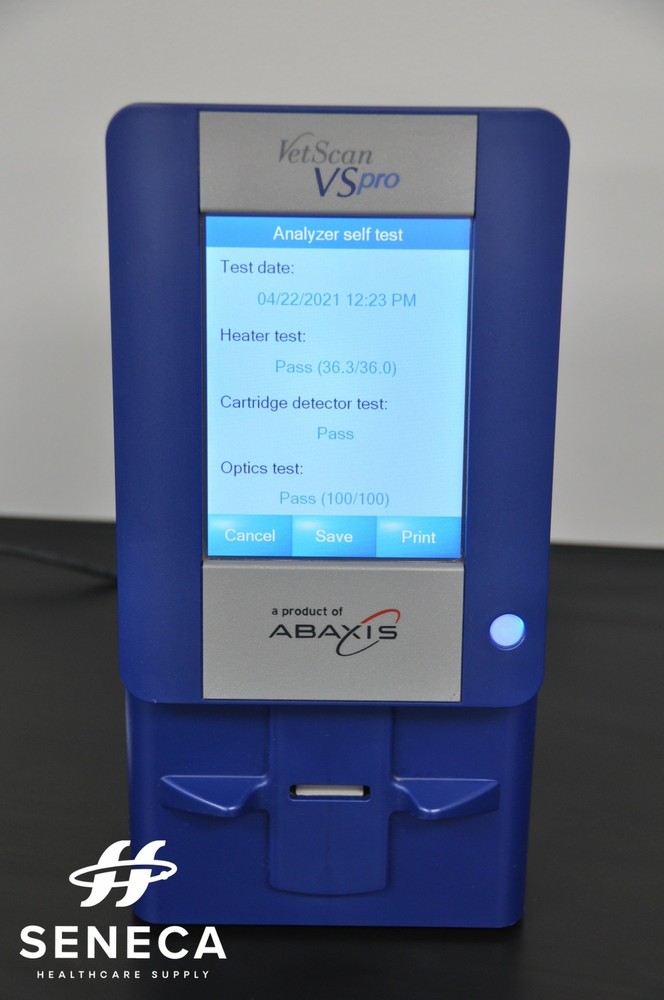 ABAXIS ZOETIS VSPRO VETERINARY COAGULATION BLOOD ANALYZER PT APTT FIBRINOGEN