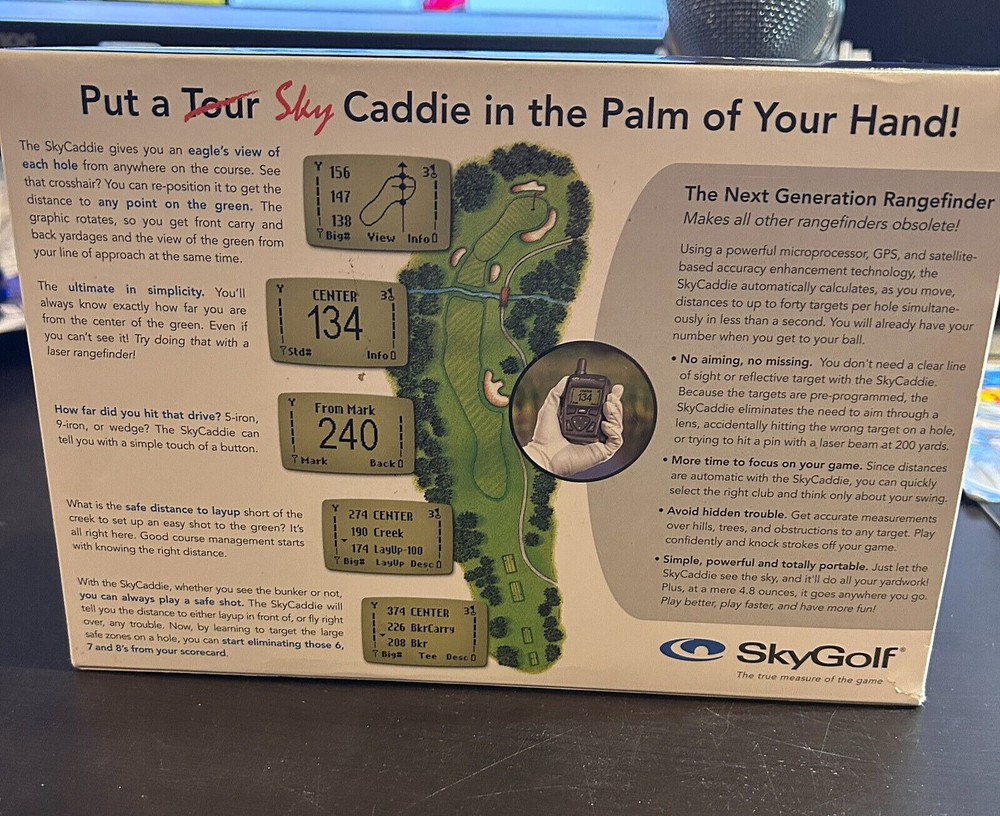 SkyCaddie Rangefinder GPS Kit – Cable, CD, Quick Guide – SkyGolf Used