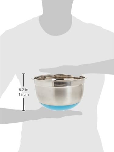 3-Quart Stainless Steel Non Skid Base Mixing Bowl