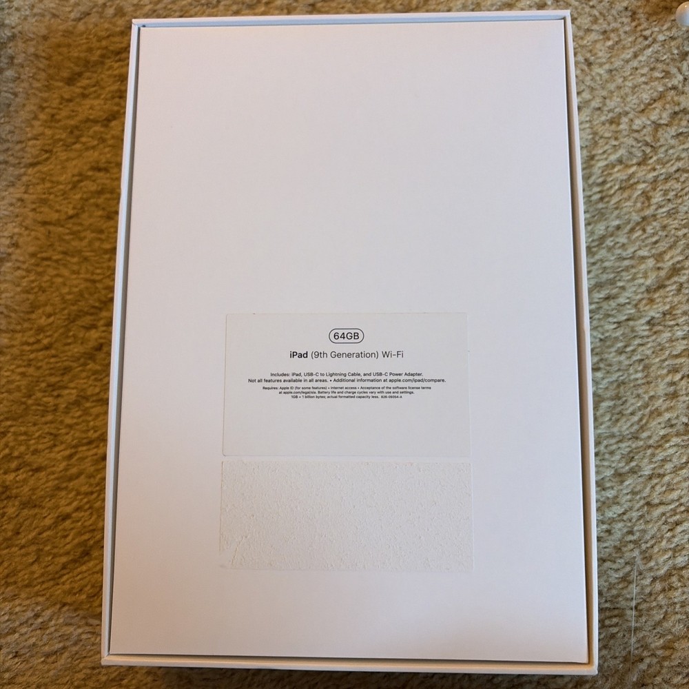 Apple iPad BOX WITH MANUAL