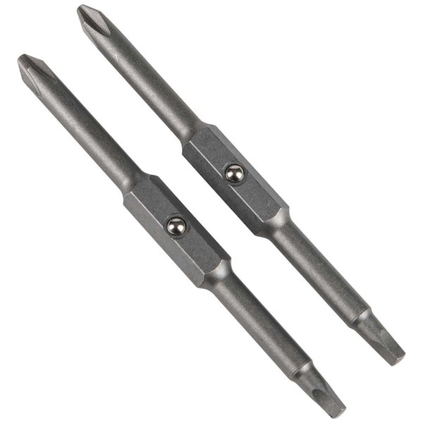 Klein Tools 32401 Replacement Bit 3/16" Slotted 1/4" Slotted,Pk2