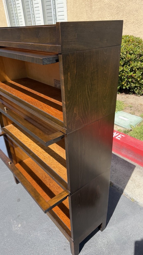 Globe Wernicke 3-stack Sectional Bookcase. Unrestored All Original Hardware.1950