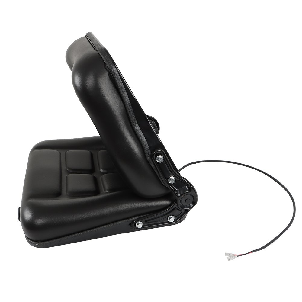 Universal Forklift Seat Fold Down Tractor Seat with Adjustable Angle Back Switch
