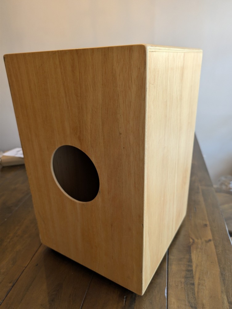 Pyle String Cajon - Wooden Percussion Box, with Internal Guitar Strings- PCJD18