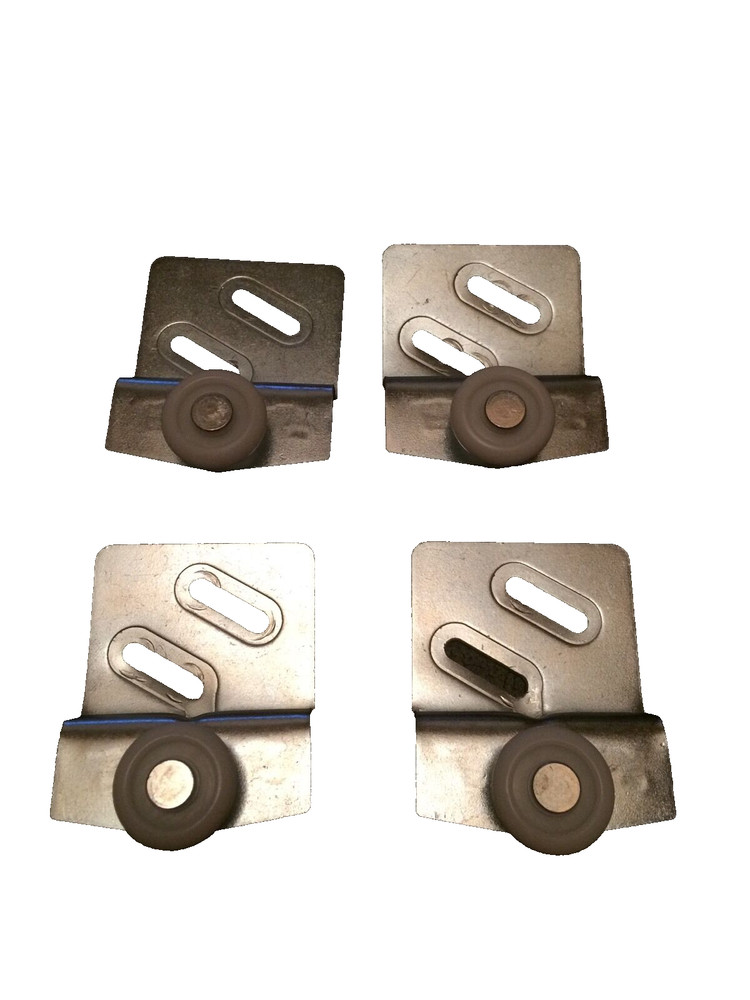 Side Mount, Offset,  Rolling Casters, Set Of 4