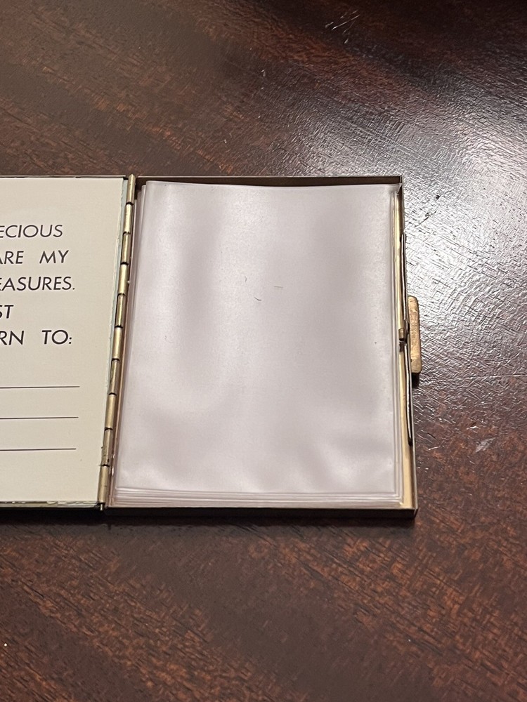 Vintage Compact Pocket Photo Case