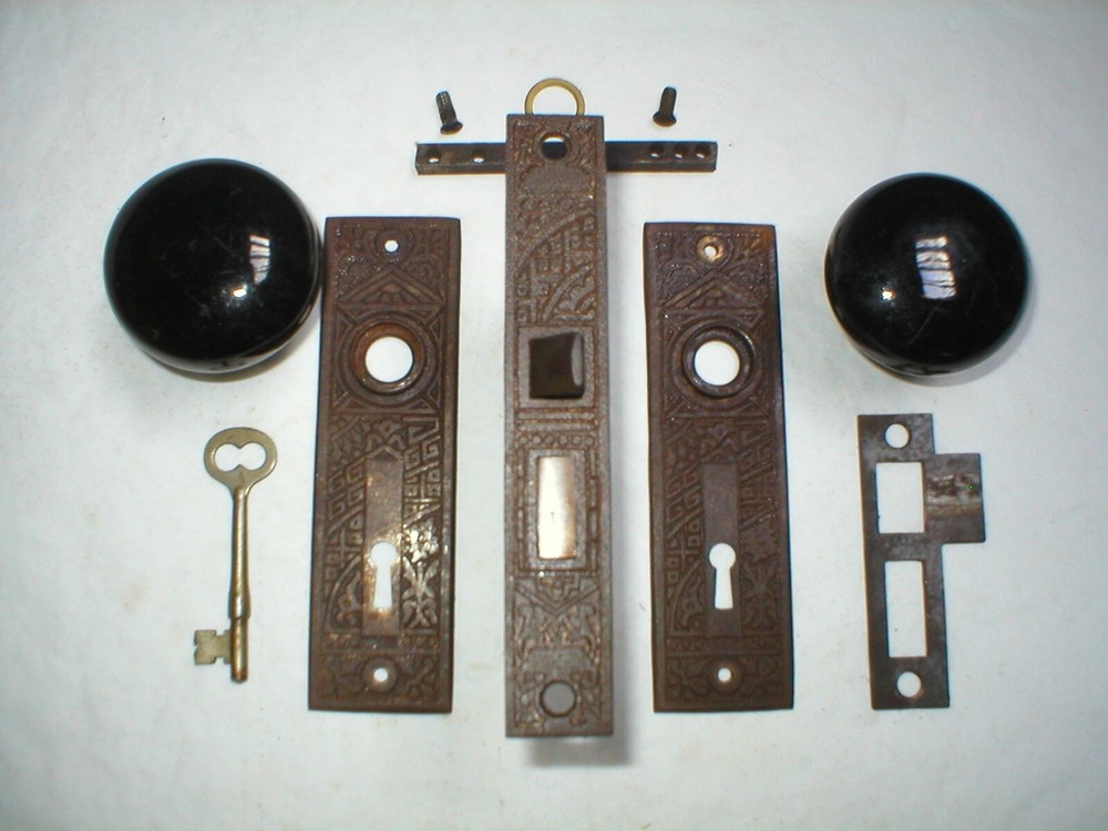 Antique Victorian Era Door Hardware