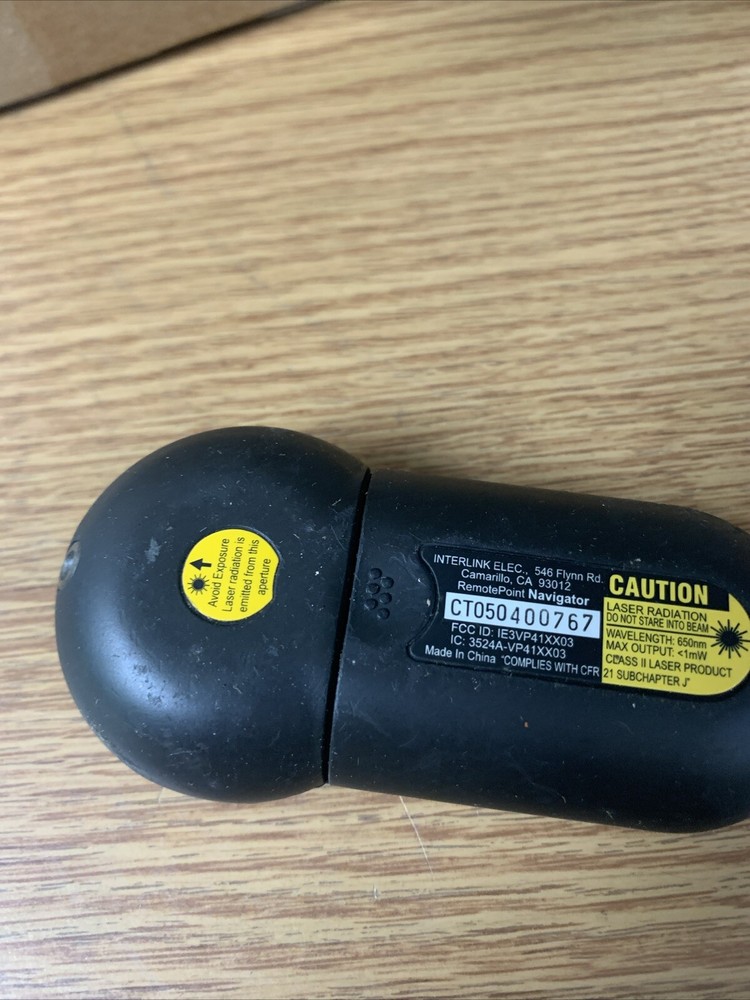 Replacement Interlink Electronics Wireless RemotePoint CT050400767 See