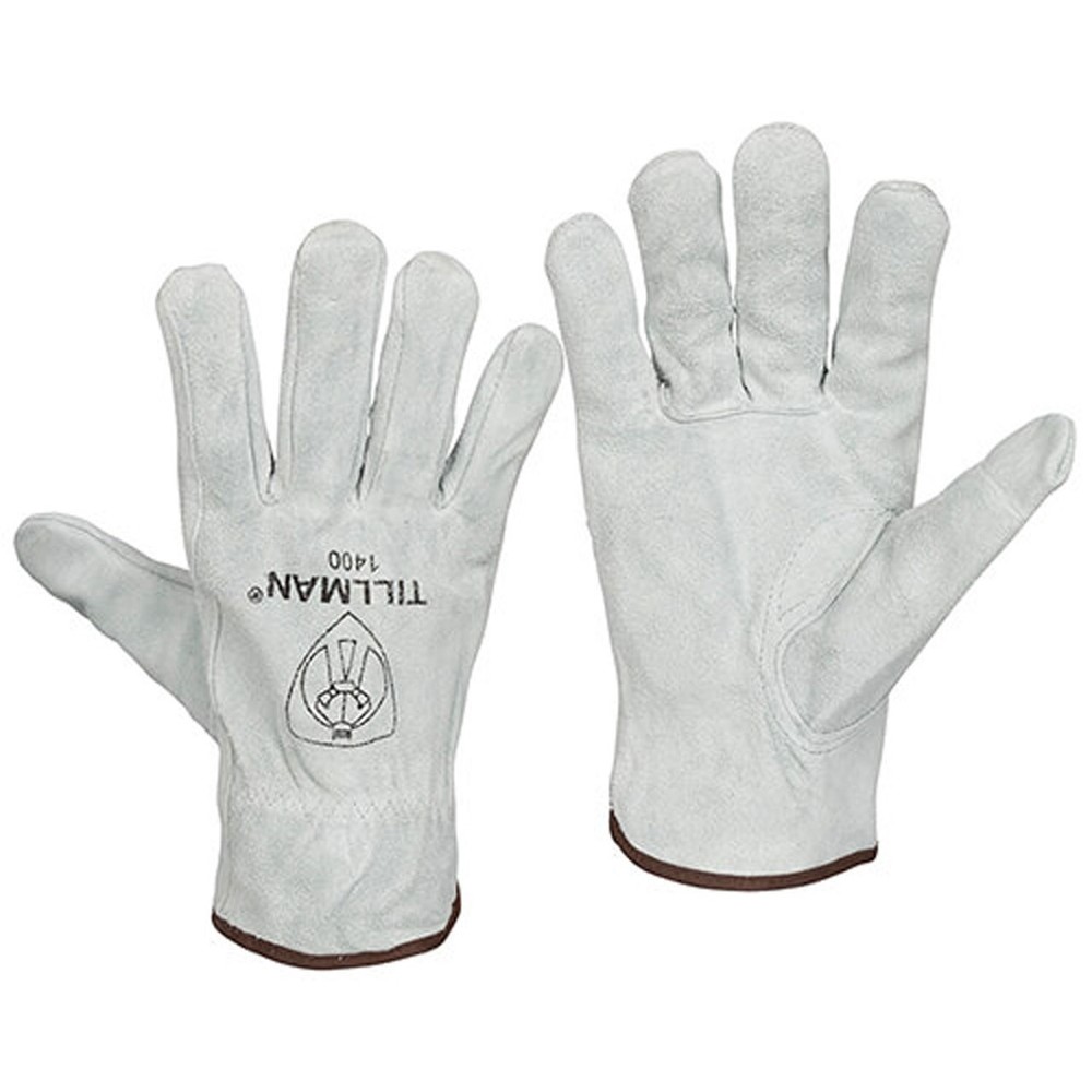Tillman 1400 Standard Shoulder Split Cowhide Drivers Gloves, Unlined, Medium