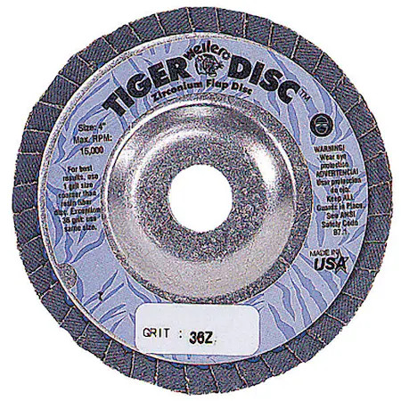 Weiler 95979 Arbor Flap Disc, 4-1/2, 24, Extra Coarse