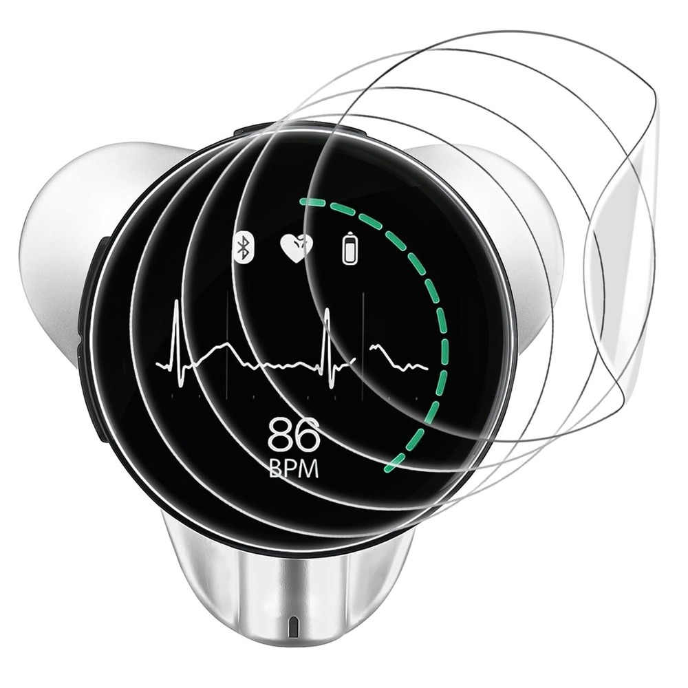 2-Pack Full Coverage 3D Curved Screen Protectors for Eko Core 500 Stethoscope