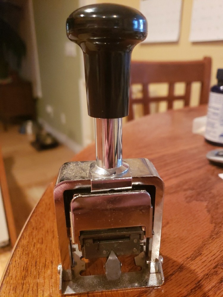 Vintage W T Rogers Automatic Numbering Machine.
