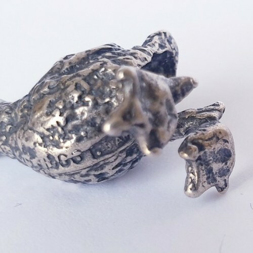 Vintage Solid Silver Italian made miniature Baby Chick Hallmarked
