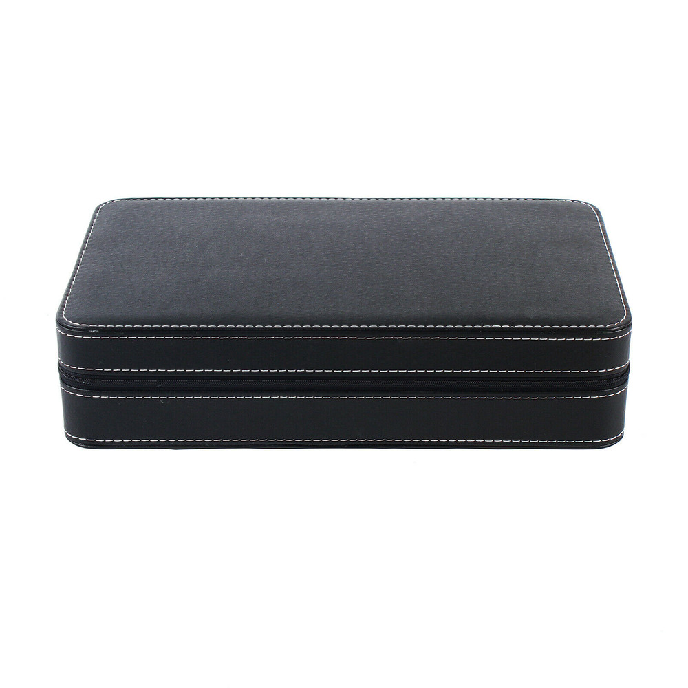 New Multiple Sizes Watch Display Case Storage Box Case | Leather Rounded Corner