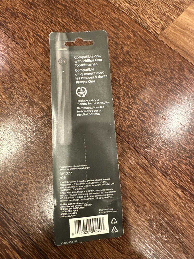 New Sealed - Philips One by Sonicare 2 Brush Heads