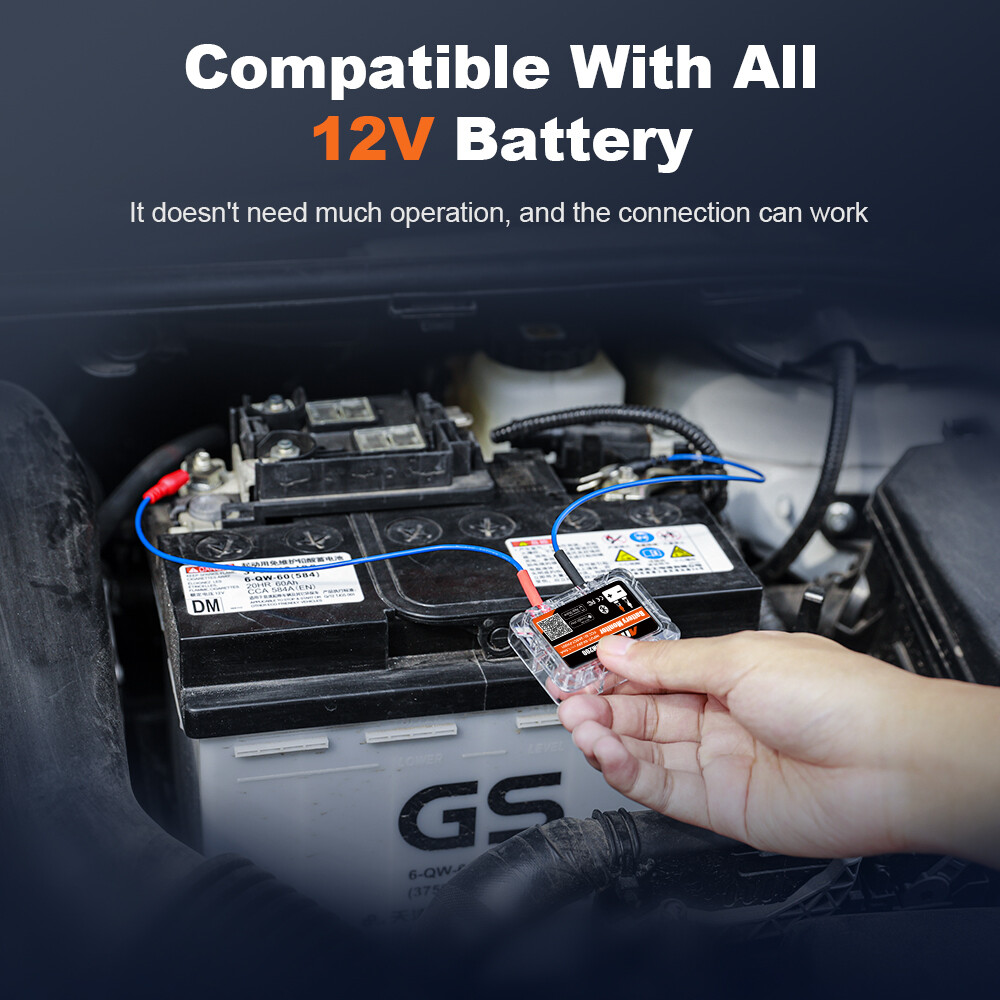 Portable ANCEL BM200 12V Car Battery Tester Bluetooth For Mobile IOS Android US