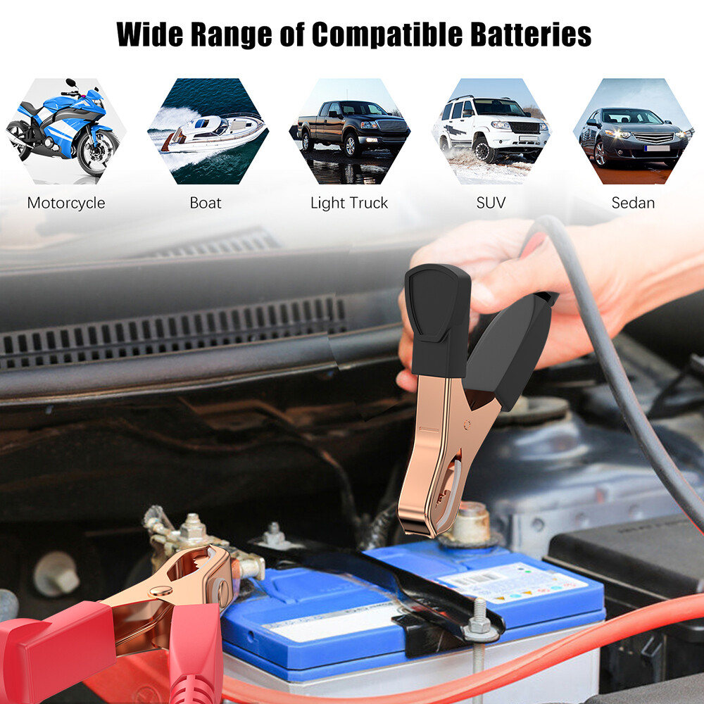 Auto Car Battery Tester Analyzer 100-2000 CCA Cranking Charging System 6V 12V US