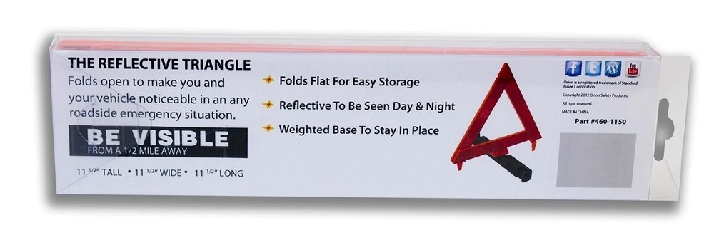 ONE Orion Reflective Triangle. New in Package.