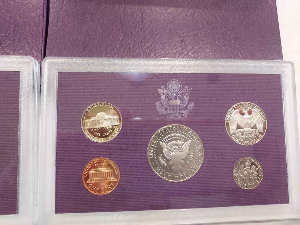 2 1992 United States Mint Proof Set Sets