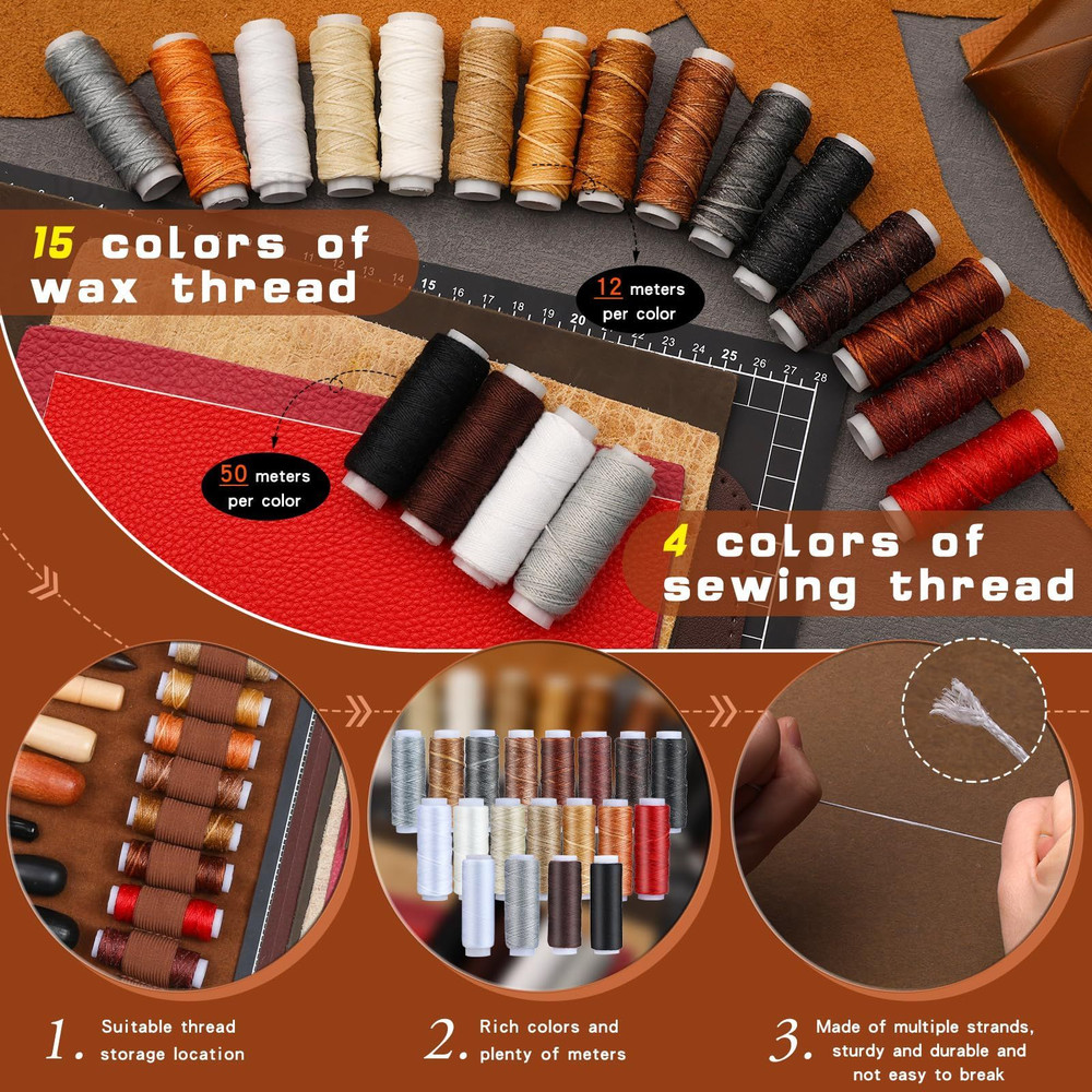 Leather Tooling Kit Craft Tools Leatherworking with XXXL