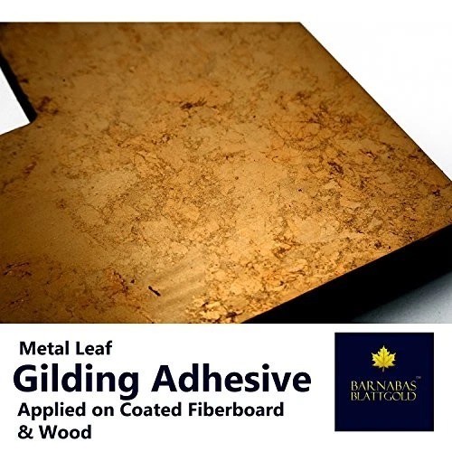 Gilding Adhesive 120ml, Professional Quality, Water Based Gold Leaf Sheets Size