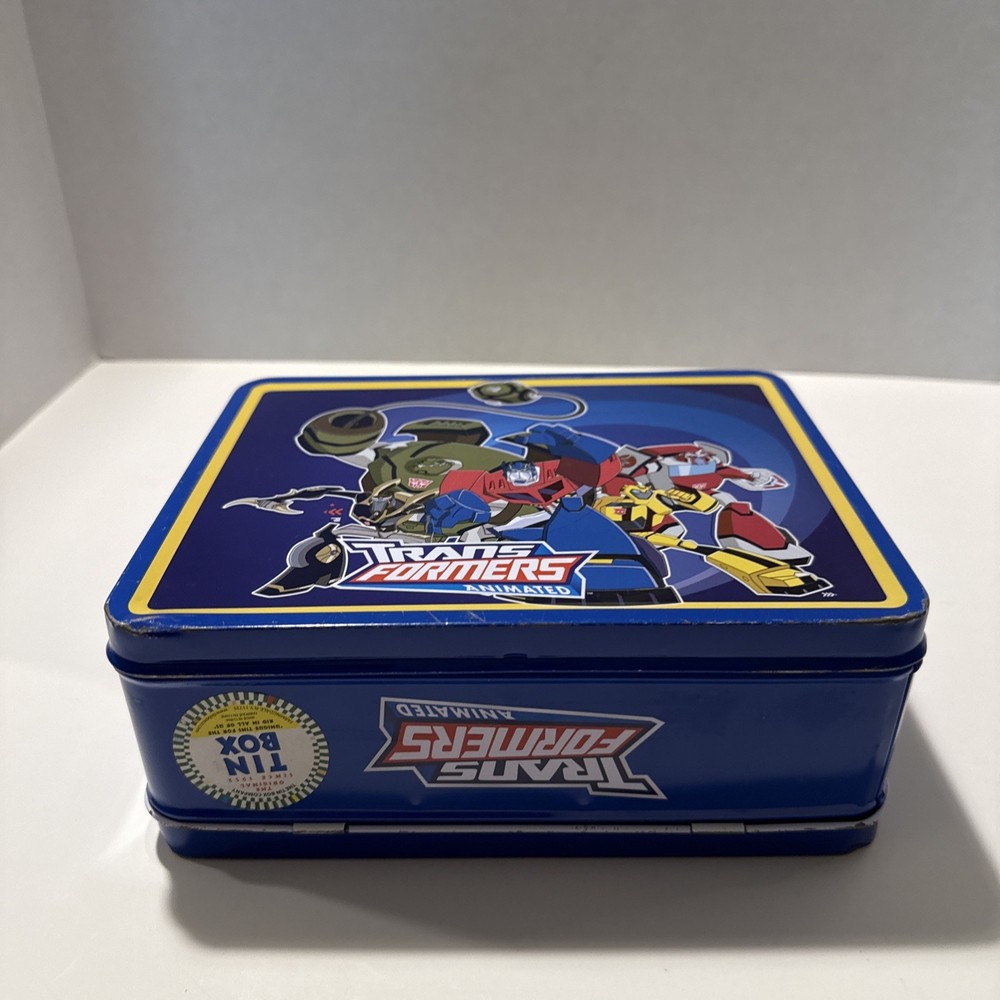 2008 Hasbro Transformers Animated Metal Lunch Box