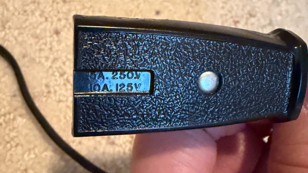 Replacement 250V POWER CORD, About 32" 2-Prong EUC!