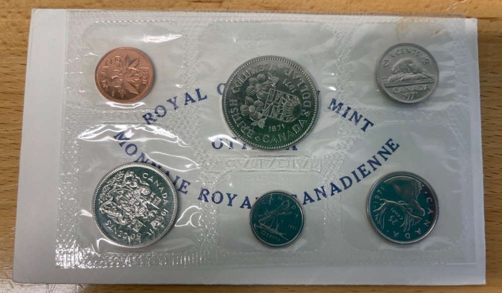 1971 Canada Proof Like Uncirculated Set - in envelop and COA