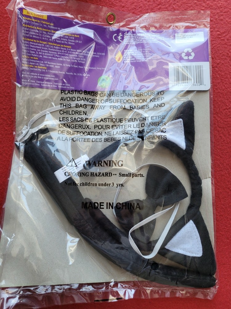 Children's Costume Cat Accessory Kit Rubies