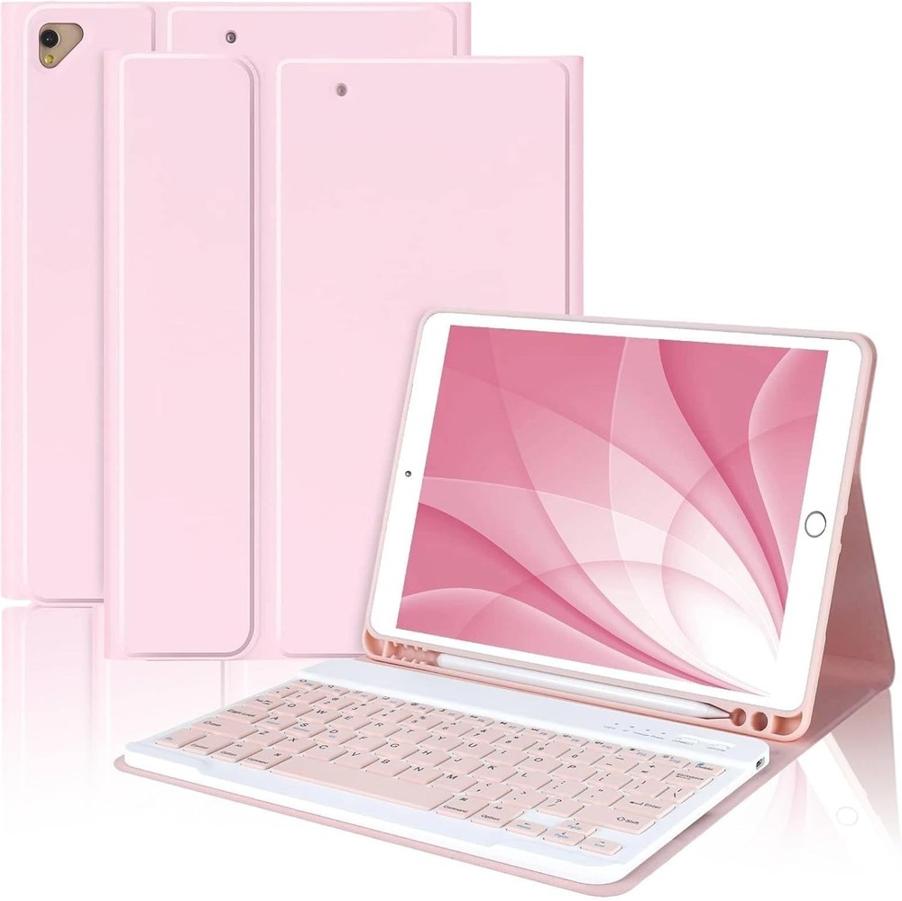 Keyboard Case for Ipad 10.2" 9Th 8Th 7Th Generation, with Detachable Bluetooth a